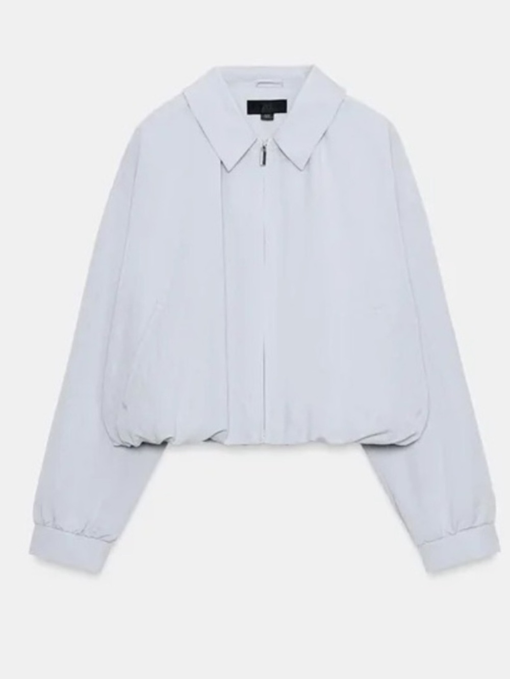 ZARA Puffball Bomber Jacket Sky Blue Ref 6318/039 M